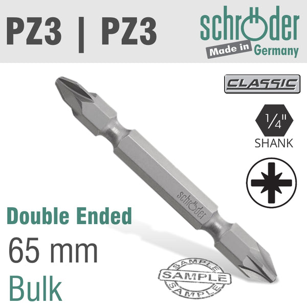D/END PZ3 X PZ3 65MM PWR.BIT - Power Tool Traders