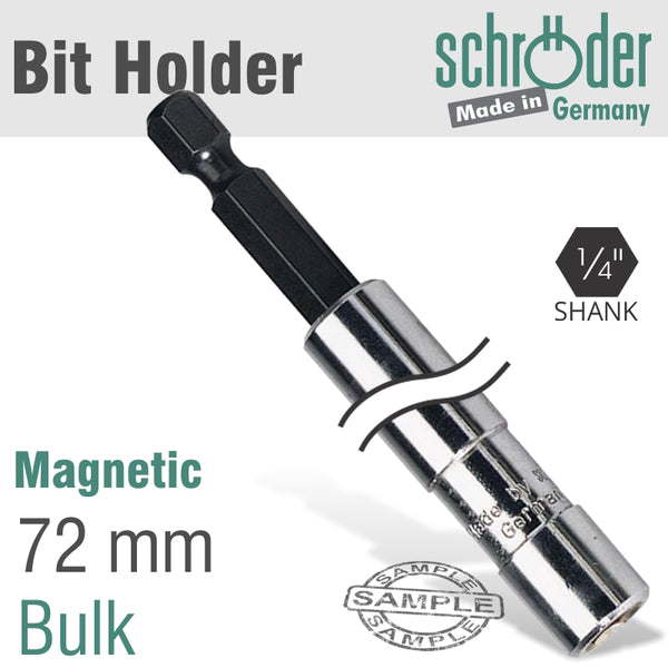 BIT HOLDER MAGNETIC 72 X 11.1MM - Power Tool Traders
