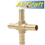 4 WAY HOSE CONNECTOR 8MM 1PCE BLISTER - Power Tool Traders