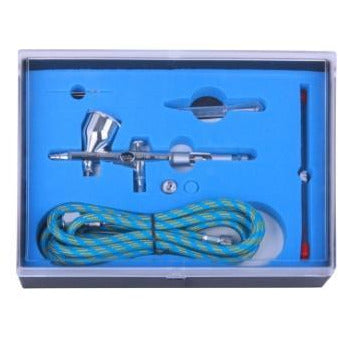 AIR BRUSH KIT 0.25 0.3MM NOZZLES WITH 1.8M AIRHOSE - Power Tool Traders