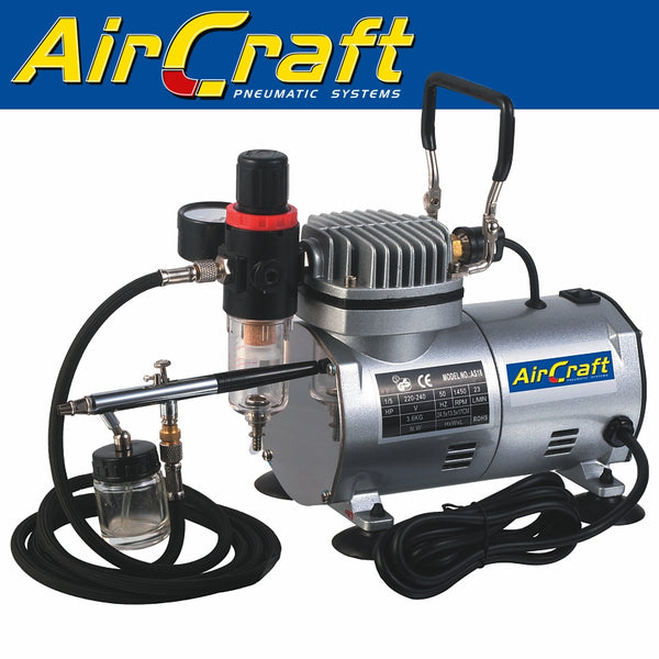 COMPRESSOR WITH AIRBRUSH KIT AND HOSE - Power Tool Traders