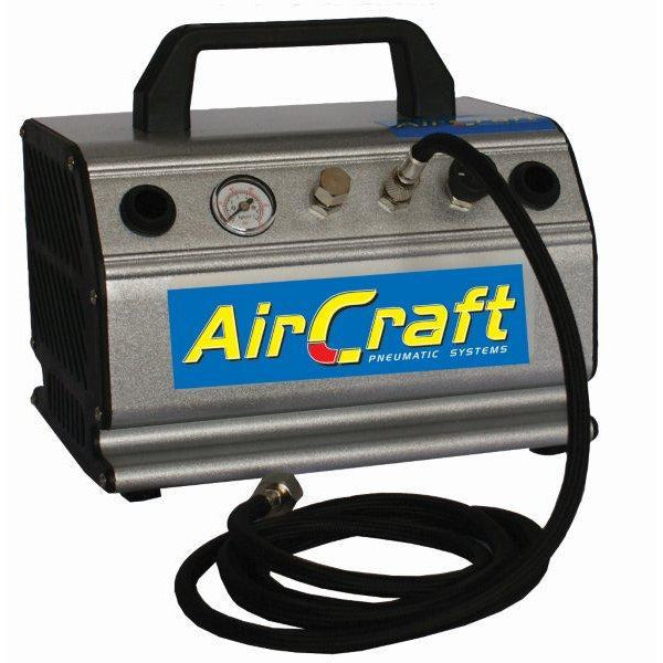 AIRBRUSH COMP 1/5 HP  W/HOSE & FILTER DOUBLE OUTLET - Power Tool Traders