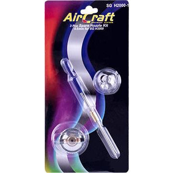 SPARE NOZZLE KIT 0.5MM FOR SG H2000 - Power Tool Traders