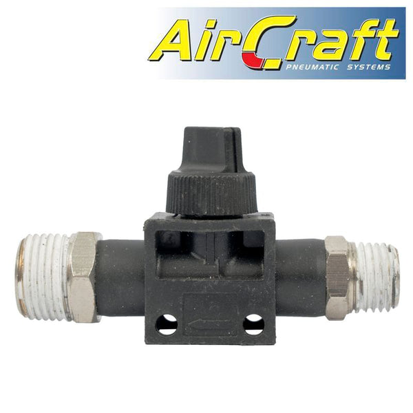 PU HOSE FITTING VALVE 3/8'M X 1/4'M - Power Tool Traders