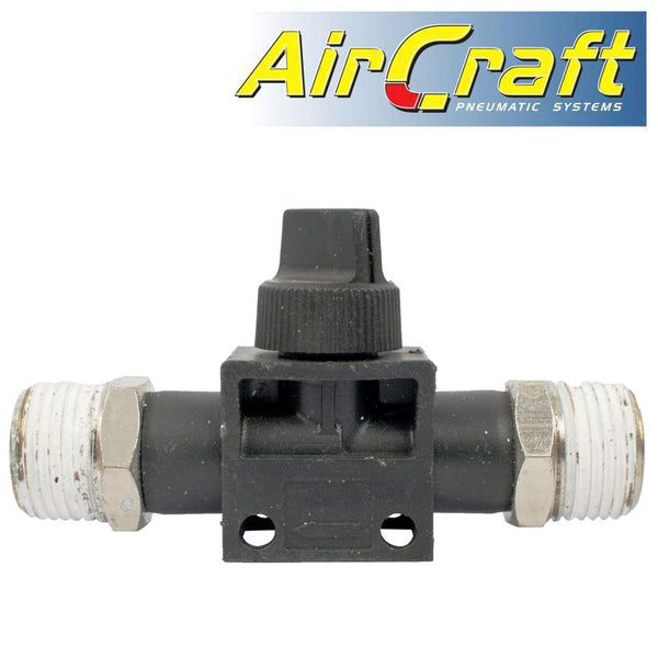 PU HOSE FITTING VALVE 3/8'M X 3/8'M - Power Tool Traders