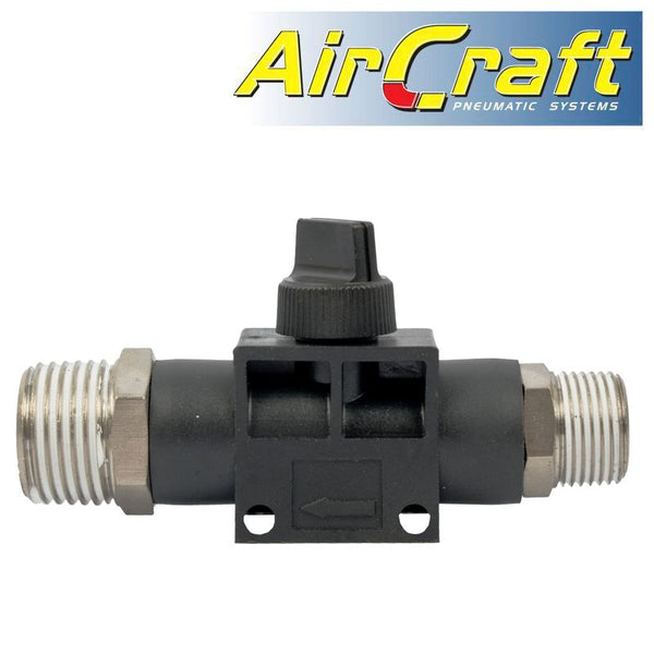 PU HOSE FITTING VALVE 3/8'M X 1/2'M - Power Tool Traders