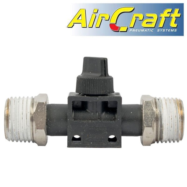 PU HOSE FITTING VALVE 1/2'M X 1/2'M - Power Tool Traders