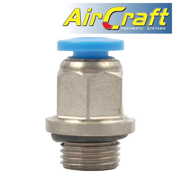 PU FITTING STR. STUD W/O-RING 4MM-1/8' M - Power Tool Traders