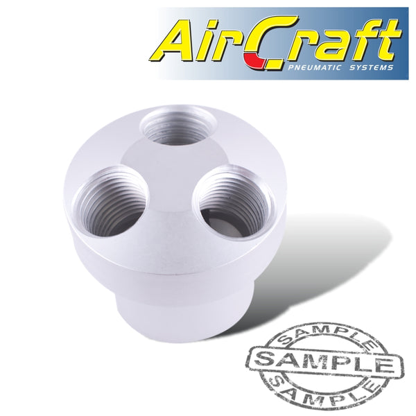 MANIFOLD THREE WAY 1-4' FEMALE SPLITTER - Power Tool Traders