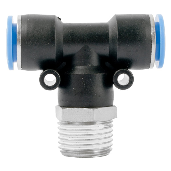 PU HOSE FITTING TEE 12MM-1/2 M - Power Tool Traders