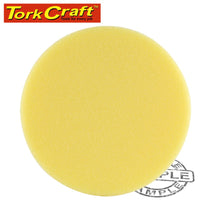 FOAM PAD VELCRO YELLOW  SPONGE 150MM 6' HEAVY CUTTING - Power Tool Traders
