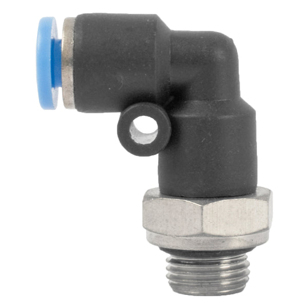 ELBOW W/O-RING 4MM-1/8 M PU HOSE FITTING - Power Tool Traders