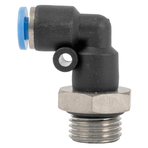 ELBOW W/O-RING 4MM-1/4 M PU HOSE FITTING - Power Tool Traders