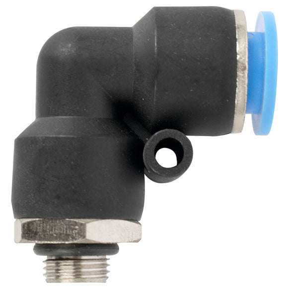 ELBOW W/O-RING 10MM-1/8 M PU HOSE FITTING - Power Tool Traders