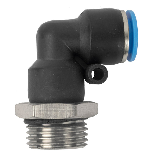 PU HOSE FITTING ELBOW W/O-RING 10MM-1/2M - Power Tool Traders