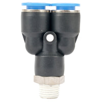 PU HOSE FITTING Y JOINT 10MM-1/4 M - Power Tool Traders