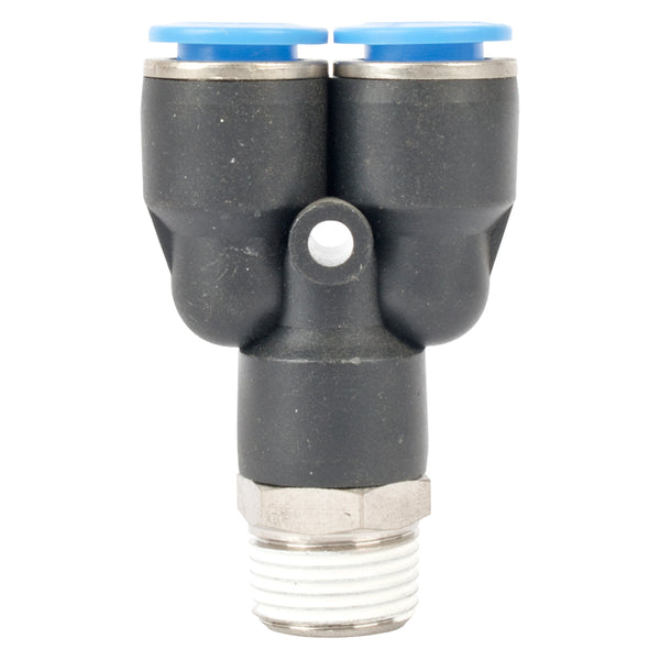 PU HOSE FITTING Y JOINT 10MM-3/8 M - Power Tool Traders
