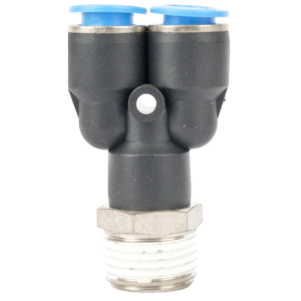 PU HOSE FITTING Y JOINT 10MM-1/2 M - Power Tool Traders