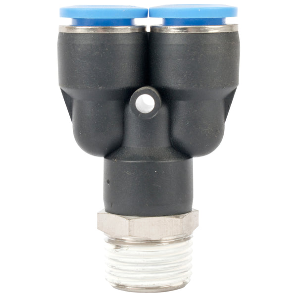 PU HOSE FITTING Y JOINT 12MM-1/2 M - Power Tool Traders