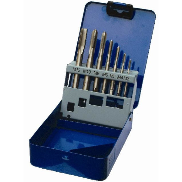 TAP SET MACHINE HSS 7PC 3-12MM - Power Tool Traders