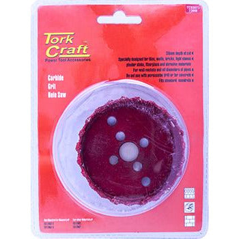 HOLE SAW CARBIDE GRIT 73MM - RED - Power Tool Traders