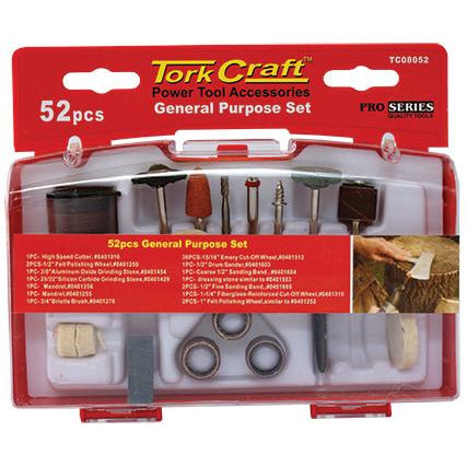 MINI ROTARY GENERAL PURPOSE SET 52 PCE - Power Tool Traders