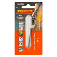 MINI ENGRAVING CUTTER 2.4MM BALL 2.4MM SHANK - Power Tool Traders