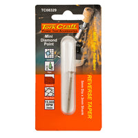 MINI DIAMOND POINT 9.5MM REV. TAPER 2.4MM SHANK - Power Tool Traders