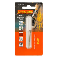 MINI DIAMOND POINT 6.7MM DISC 2.4MM SHANK - Power Tool Traders