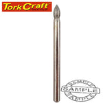 MINI TUNGSTEN CARB. CUTTER 3.2MM FLAME 3.2MM SHANK - Power Tool Traders
