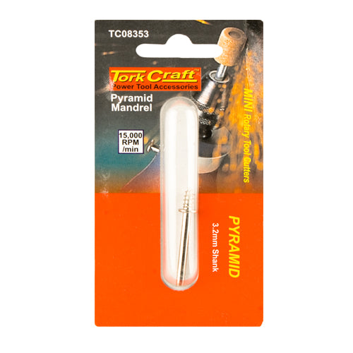 MINI PYRAMIDAL MANDREL 3.2MM SHANK - Power Tool Traders