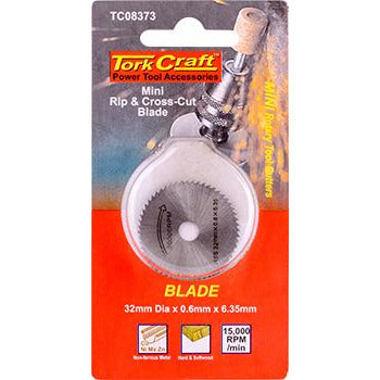 MINI RIP AND CROSS CUT BLADE 32 X  0.6 X 6.35MM - Power Tool Traders