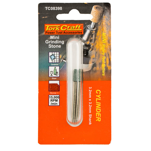 MINI GRINDING STONE 3.2MM CYL. 3.2MM SHANK - Power Tool Traders