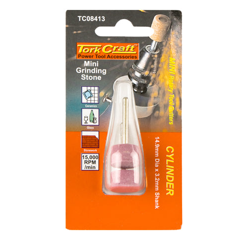 MINI GRINDING STONE 9.5MM CYL. 3.2MM SHANK - Power Tool Traders