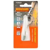MINI ABRASIVE POINT 12.7MM ROUND POINT 3.2MM SHANK - Power Tool Traders