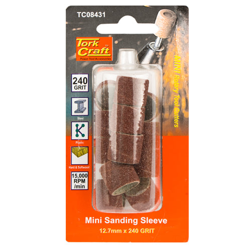 MINI SANDING SLEEVE 12.7MM 240G - Power Tool Traders