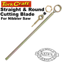 SPARE STRAIGHT & ROUND CUTTING BLADE FOR NIBBLER SAW ATTACHMENT - Power Tool Traders