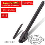 HEX SHANK ADAPTOR  M16X13MM FOR DIAM CORE 300MM - Power Tool Traders