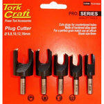 5PCE PLUG CUTTER SET 6-8-10-12-16MM - Power Tool Traders