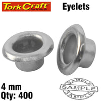 SPARE EYELETS 4MM X 400PC FOR TC4300 - Power Tool Traders