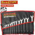 14PCS DEEP OFFSET COMBINATION SPANNER SET 8-24MM - Power Tool Traders