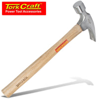 HAMMER CLAW 700G (24OZ) WOODEN HANDLE 280MM & FULL POL HEAD - Power Tool Traders