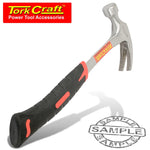 HAMMER CLAW 450G (16OZ) ALL STEEL WITH ERGONOMIC GRIP & FULL POL HEAD - Power Tool Traders