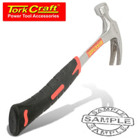 HAMMER CLAW 450G (16OZ) ALL STEEL WITH ERGONOMIC GRIP & FULL POL HEAD - Power Tool Traders