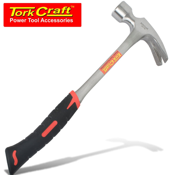 HAMMER CLAW 700G (24OZ) ALL STEEL WITH ERGONOMIC GRIP & FULL POL HEAD - Power Tool Traders