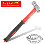 HAMMER BALL PEIN 450G (16OZ) FIBREGLASS HANDLE 310MM & FULL POL HEAD - Power Tool Traders