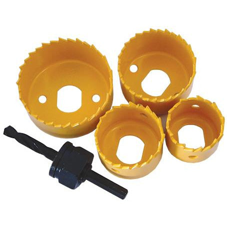 HOLE SAW SET 5PCE CARBON STEEL - Power Tool Traders