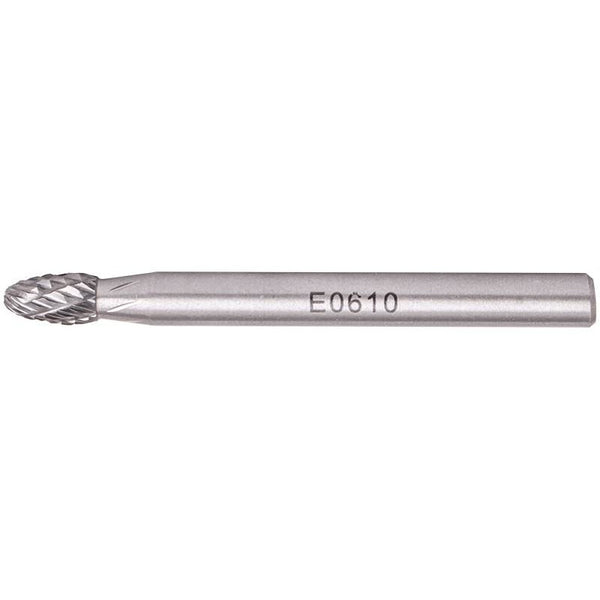 ROTARY BURR TUNGSTEN 6X10X6MM ROUNDED - Power Tool Traders
