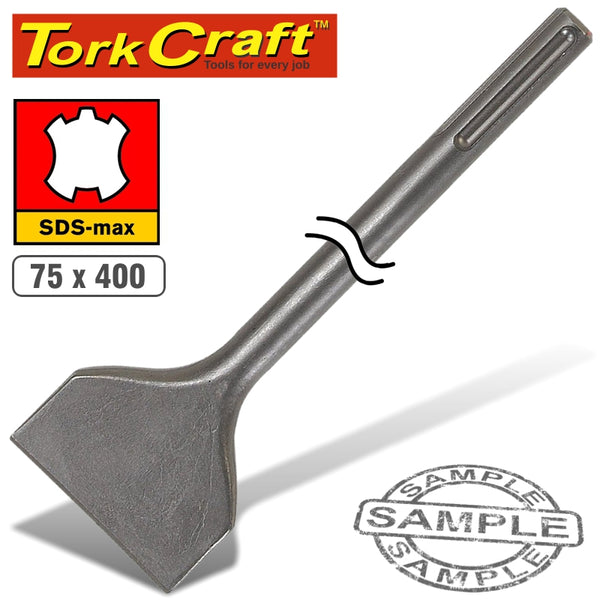 CHISEL SDS MAX FLAT 18 X 400 X 75MM - Power Tool Traders