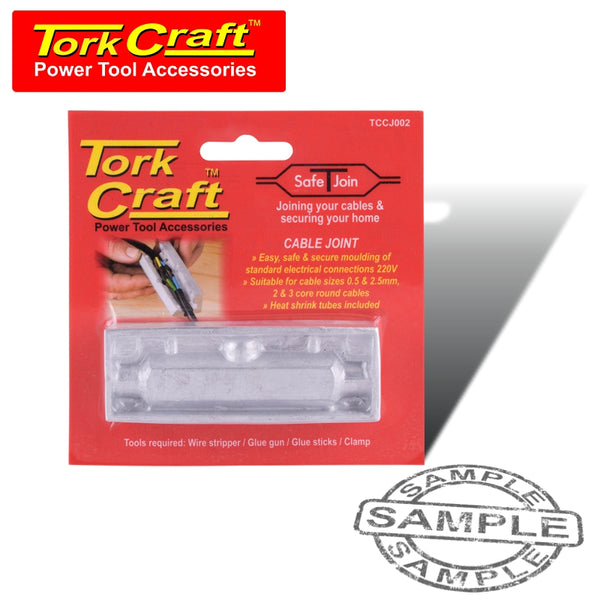 ELEC. CABLE JOINT 0.5MM-2.0MM 2 & 3 CORE RND CABLE SAFE-T-JOIN  MOULD - Power Tool Traders